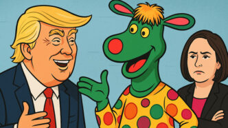 Donald Trump, Polkaroo, and Rosemary Barton