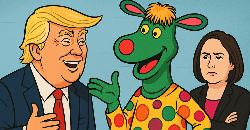 Donald Trump, Polkaroo, and Rosemary Barton